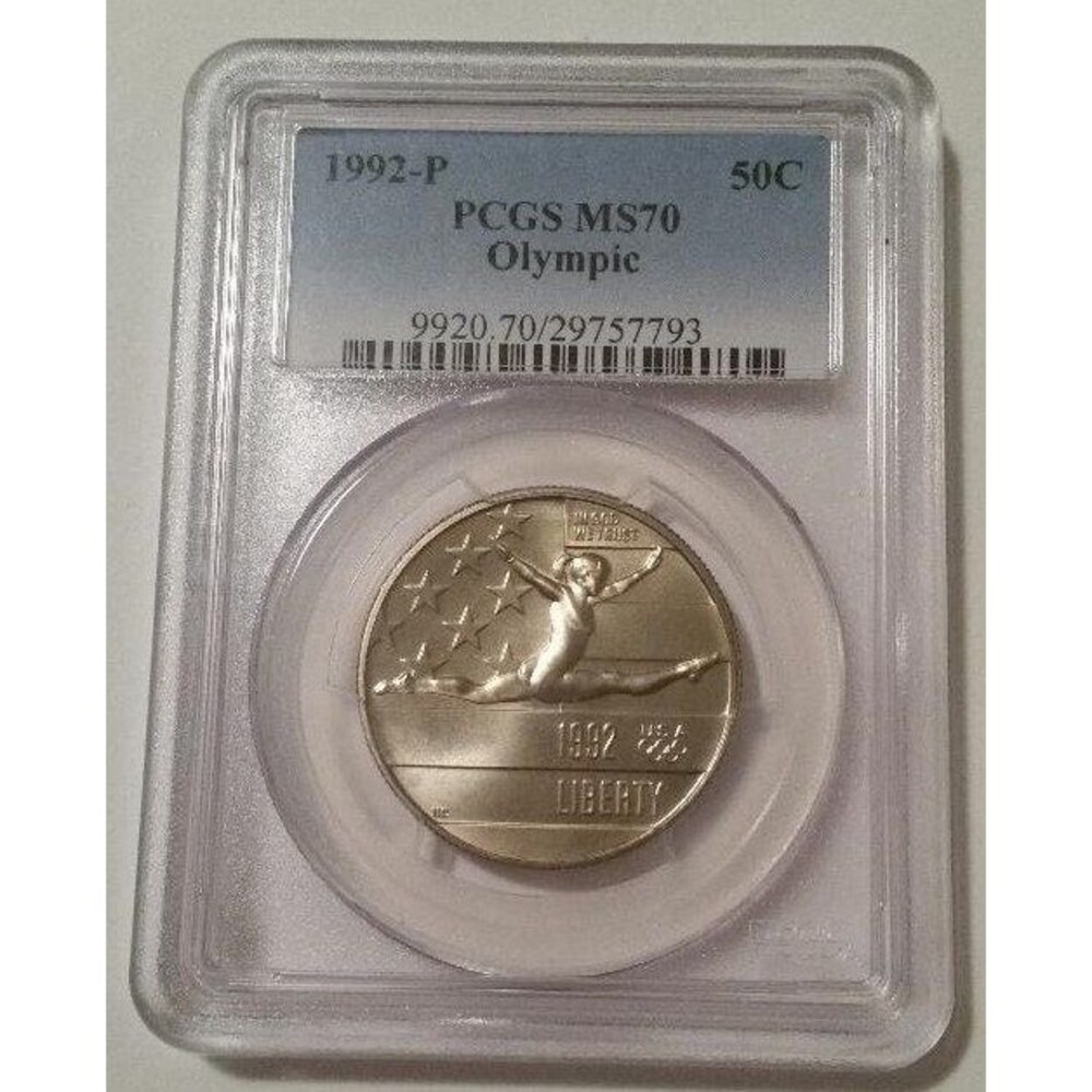 1992 P Olympic Commemorative Half Dollar Proof MS70 PCGS
